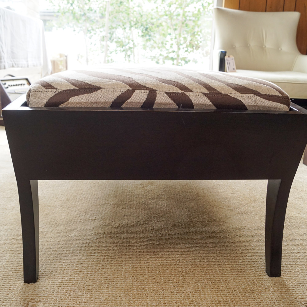 Zebra Print Bench by Drexel Heritage