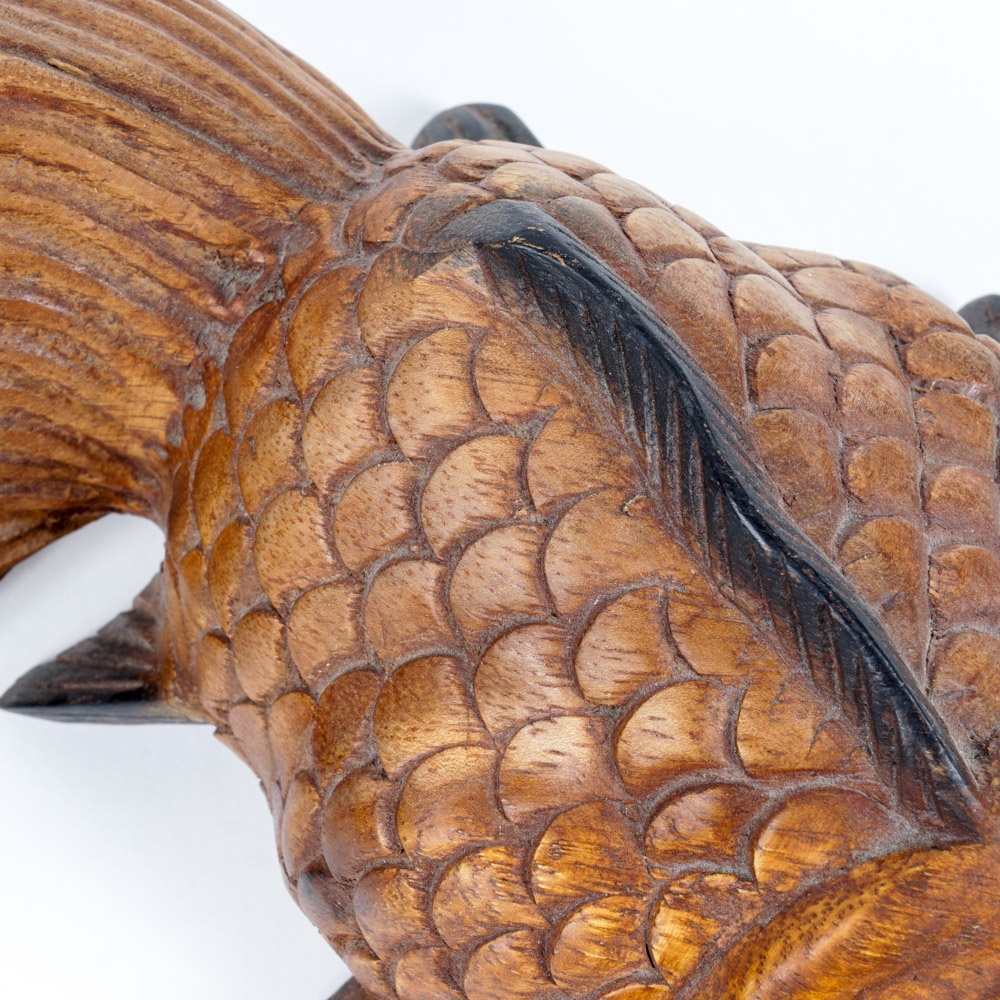 Hand Carved Art Fish Sculpture