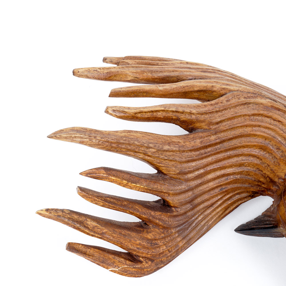 Hand Carved Art Fish Sculpture