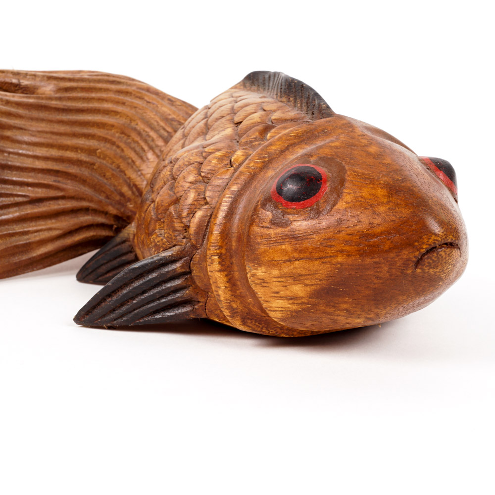 Hand Carved Art Fish Sculpture