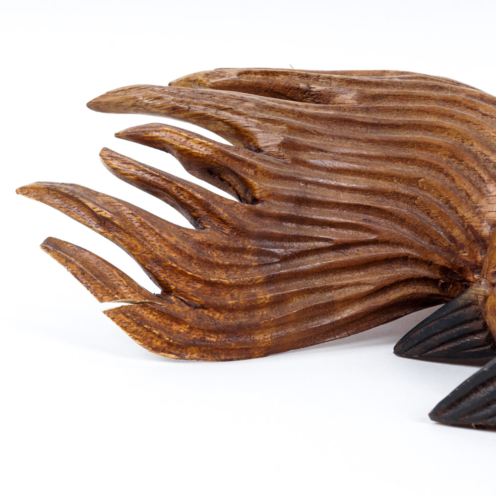 Hand Carved Art Fish Sculpture