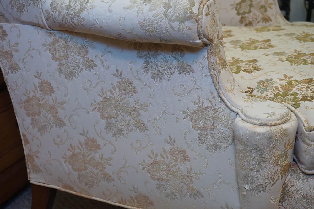 Chippendale Style Wing Back Chair by Hickory Chair