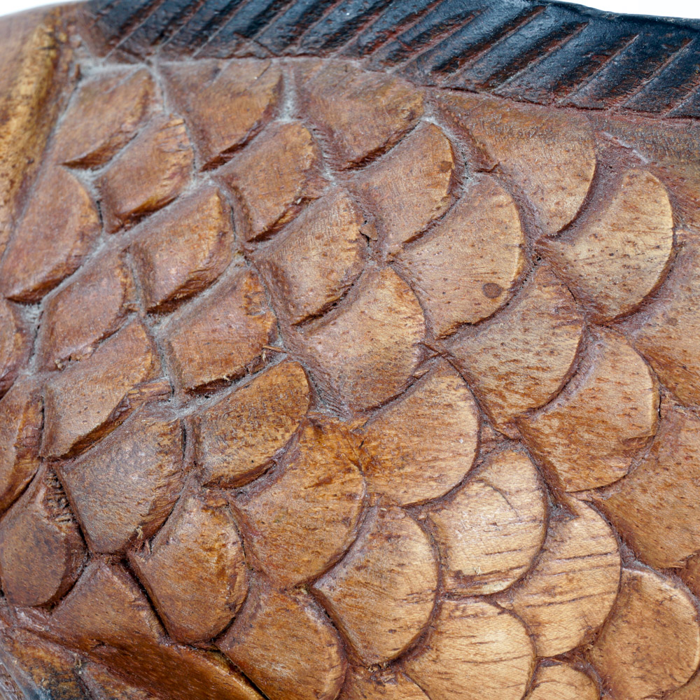 Hand Carved Art Fish Sculpture