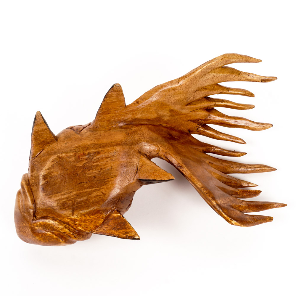 Hand Carved Art Fish Sculpture