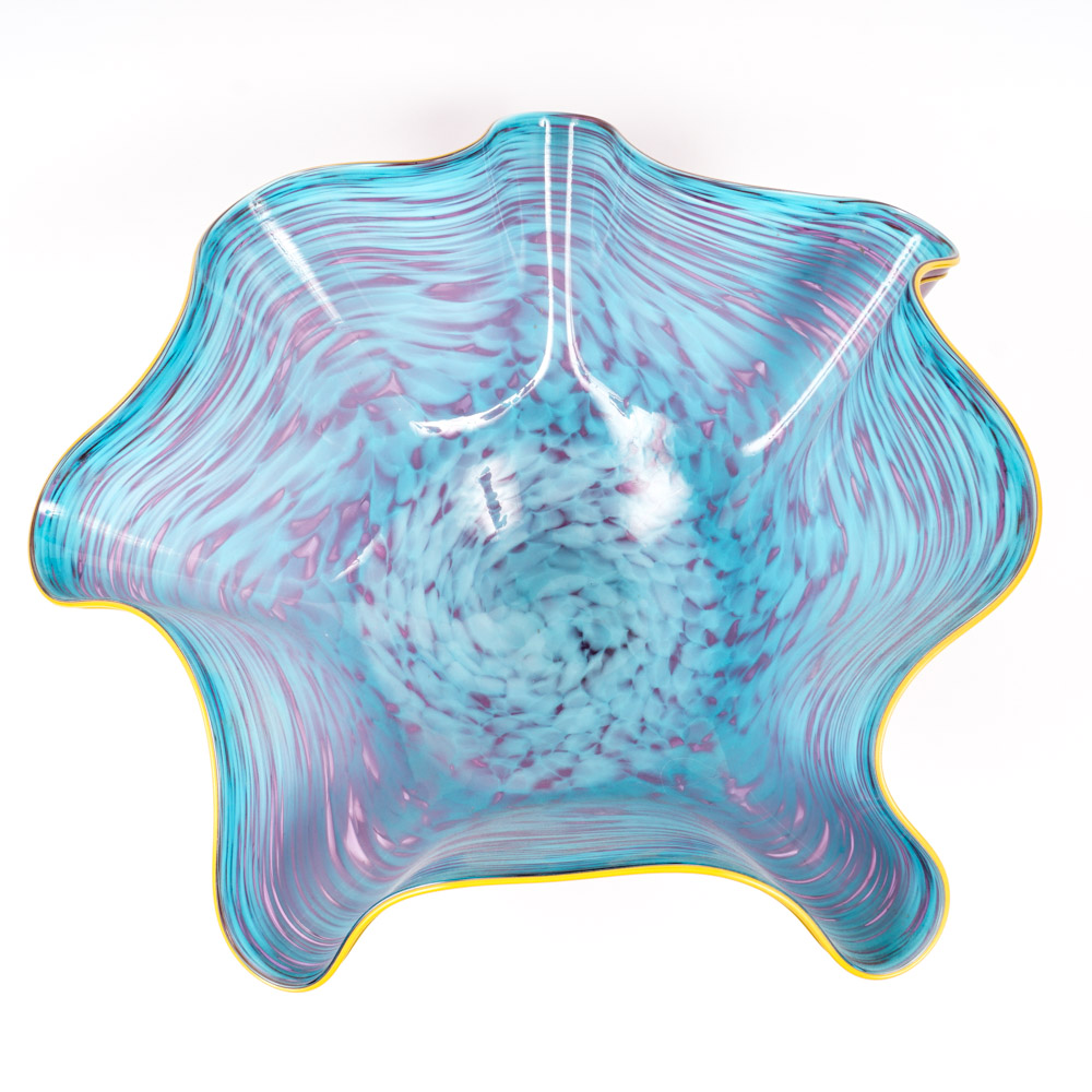 Robert Handley 2008 Hand-Blown Art Glass Vessel
