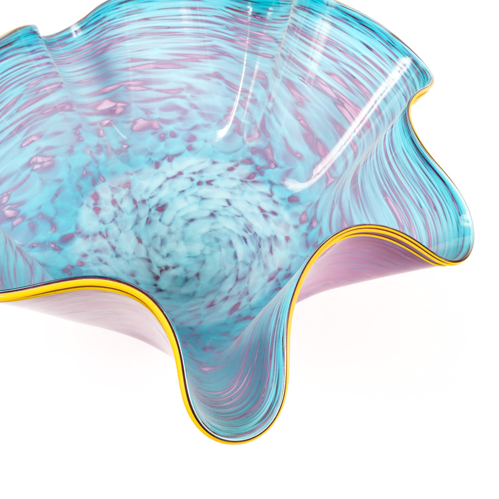 Robert Handley 2008 Hand-Blown Art Glass Vessel