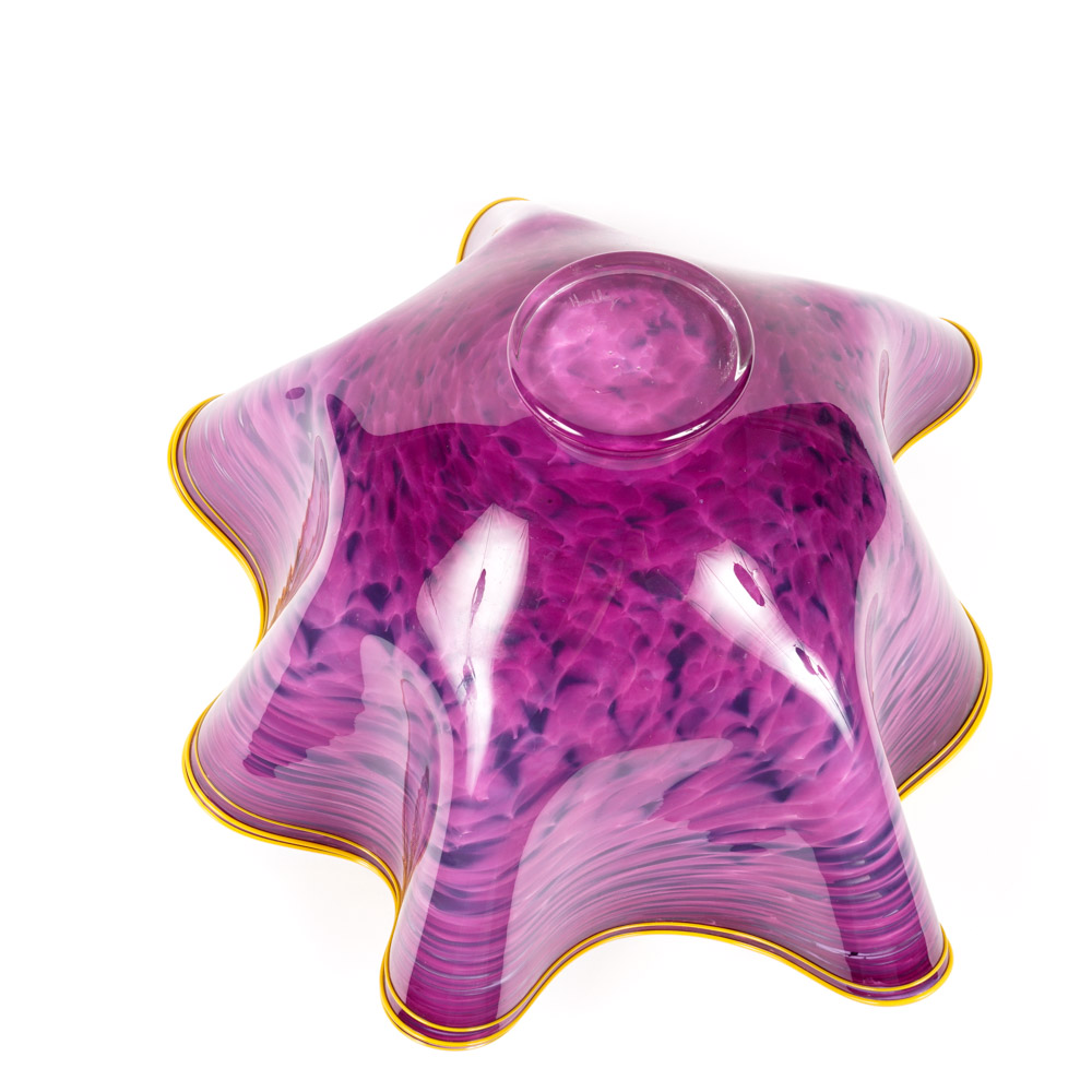 Robert Handley 2008 Hand-Blown Art Glass Vessel