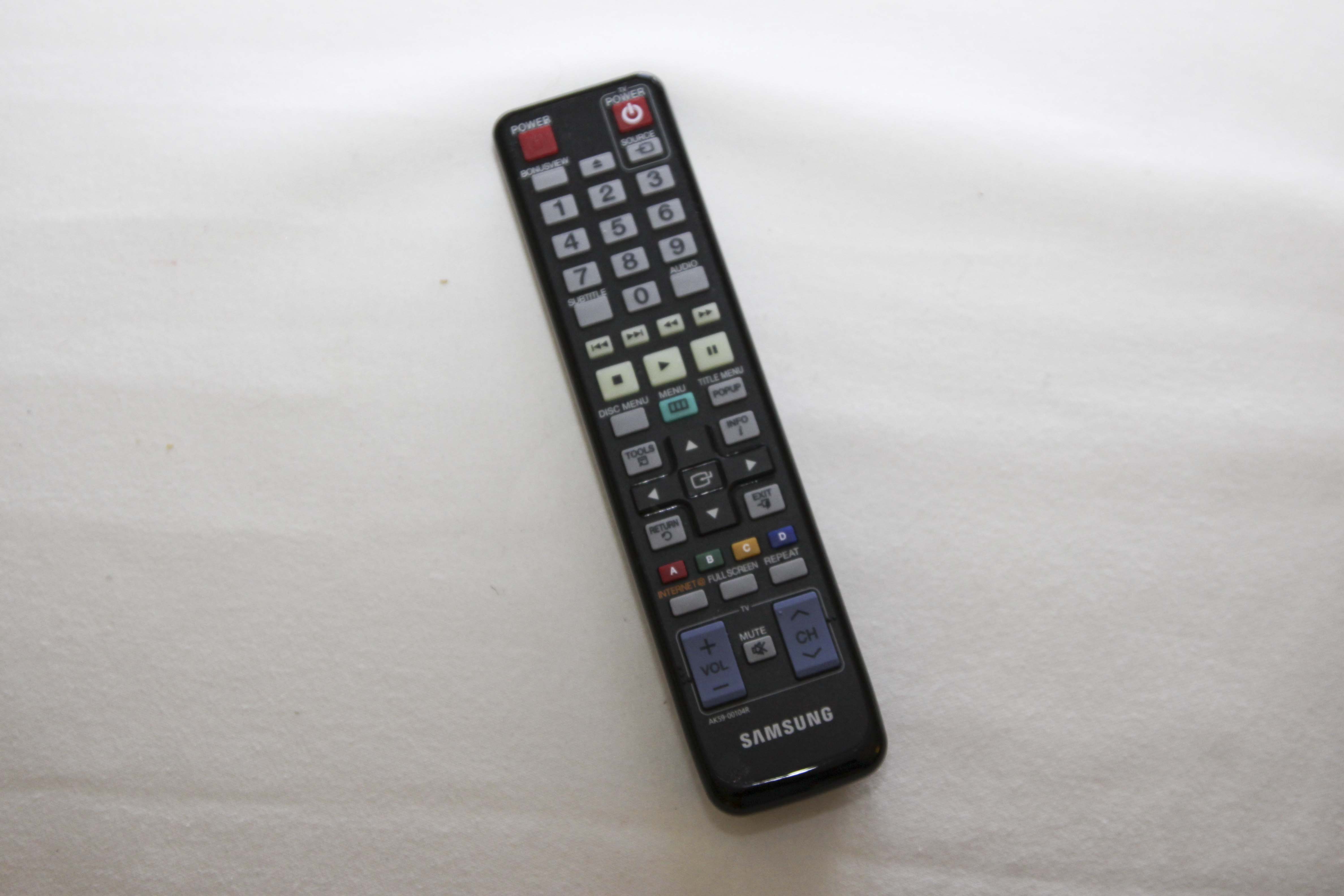 Samsung 46" Television, Samsung Blu-ray, Roku and Apple TV