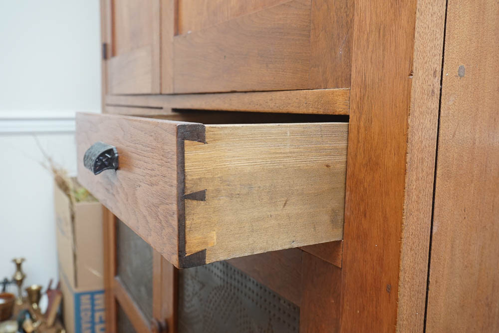 Vintage Pine Pie Safe