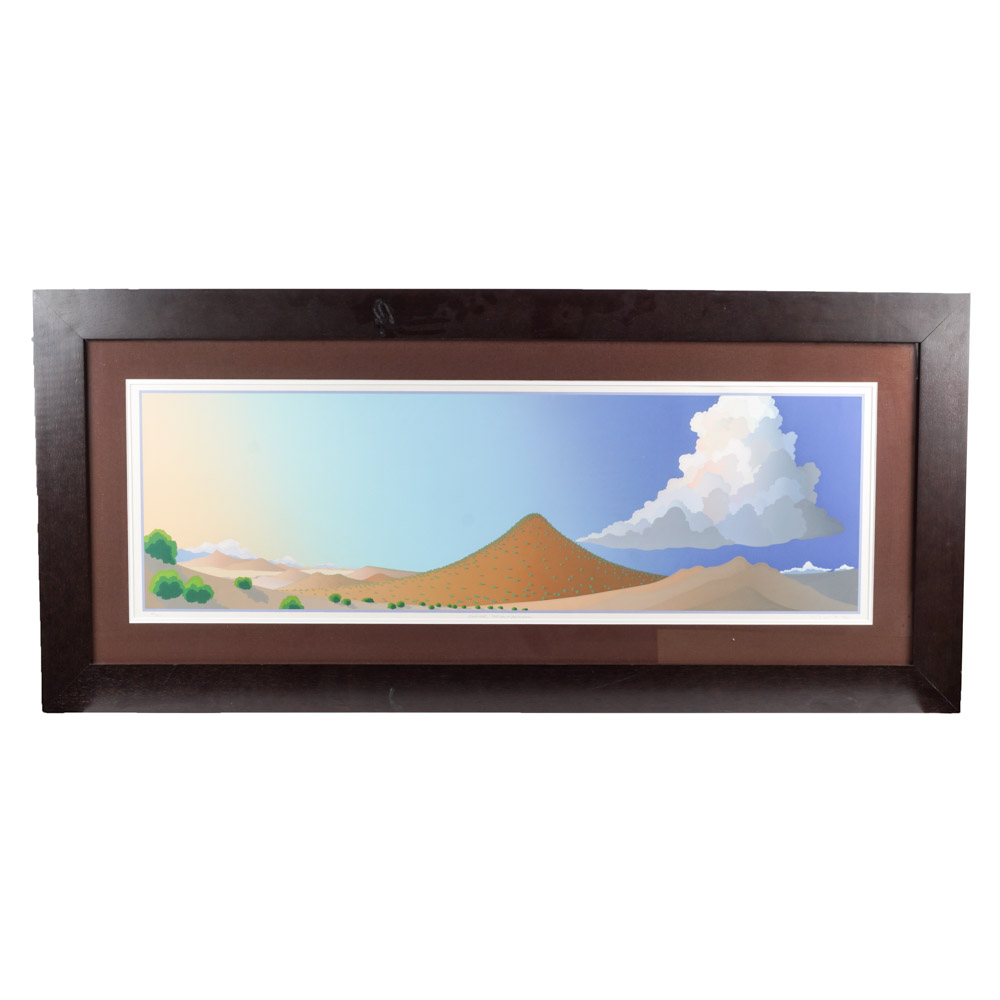 Doug West 1980 Limited Edition Serigraph "Silence, The Point Between"