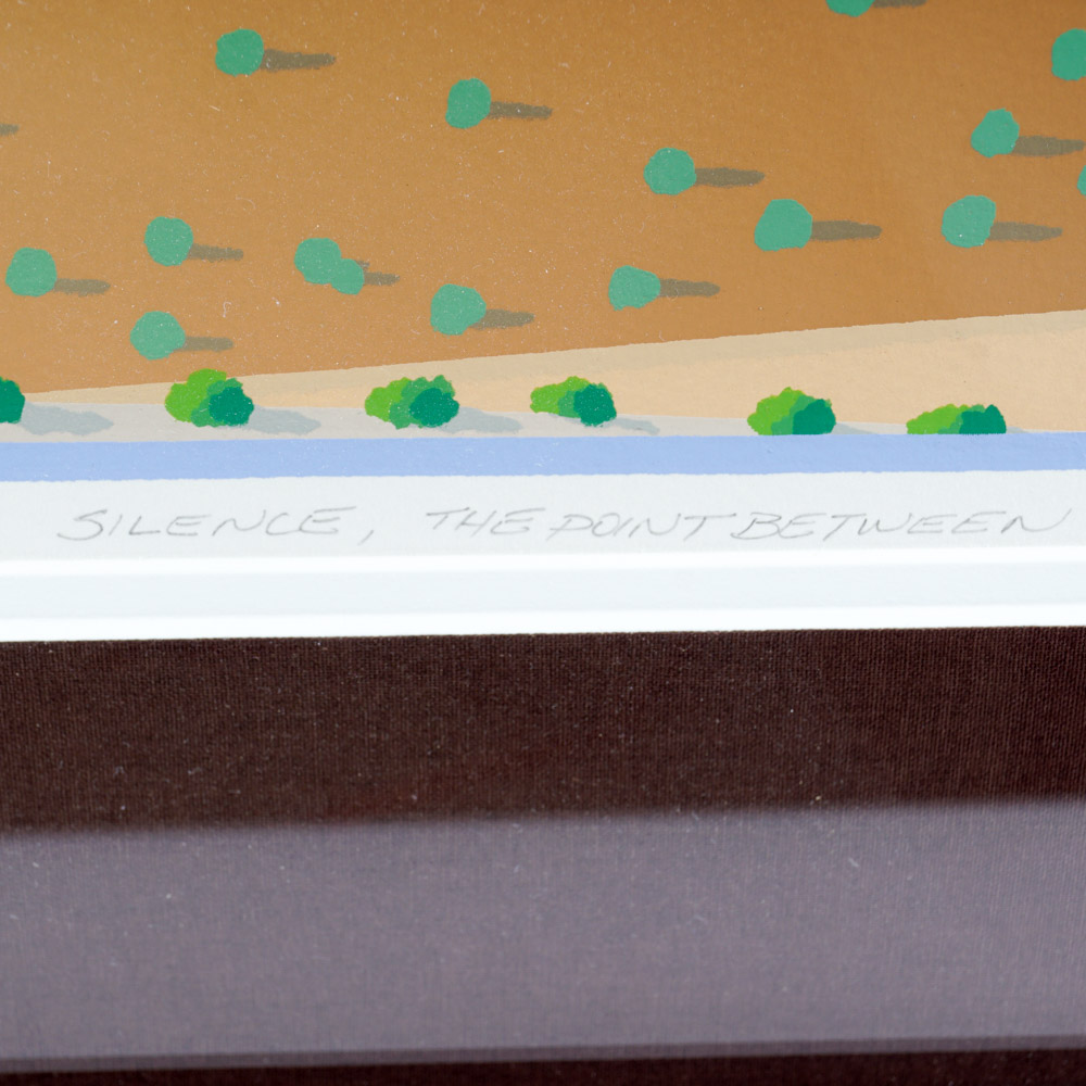 Doug West 1980 Limited Edition Serigraph "Silence, The Point Between"