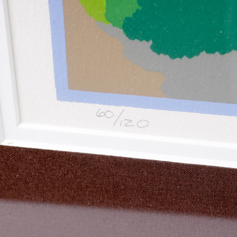 Doug West 1980 Limited Edition Serigraph "Silence, The Point Between"