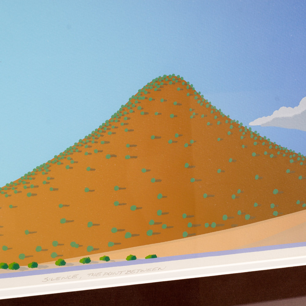 Doug West 1980 Limited Edition Serigraph "Silence, The Point Between"