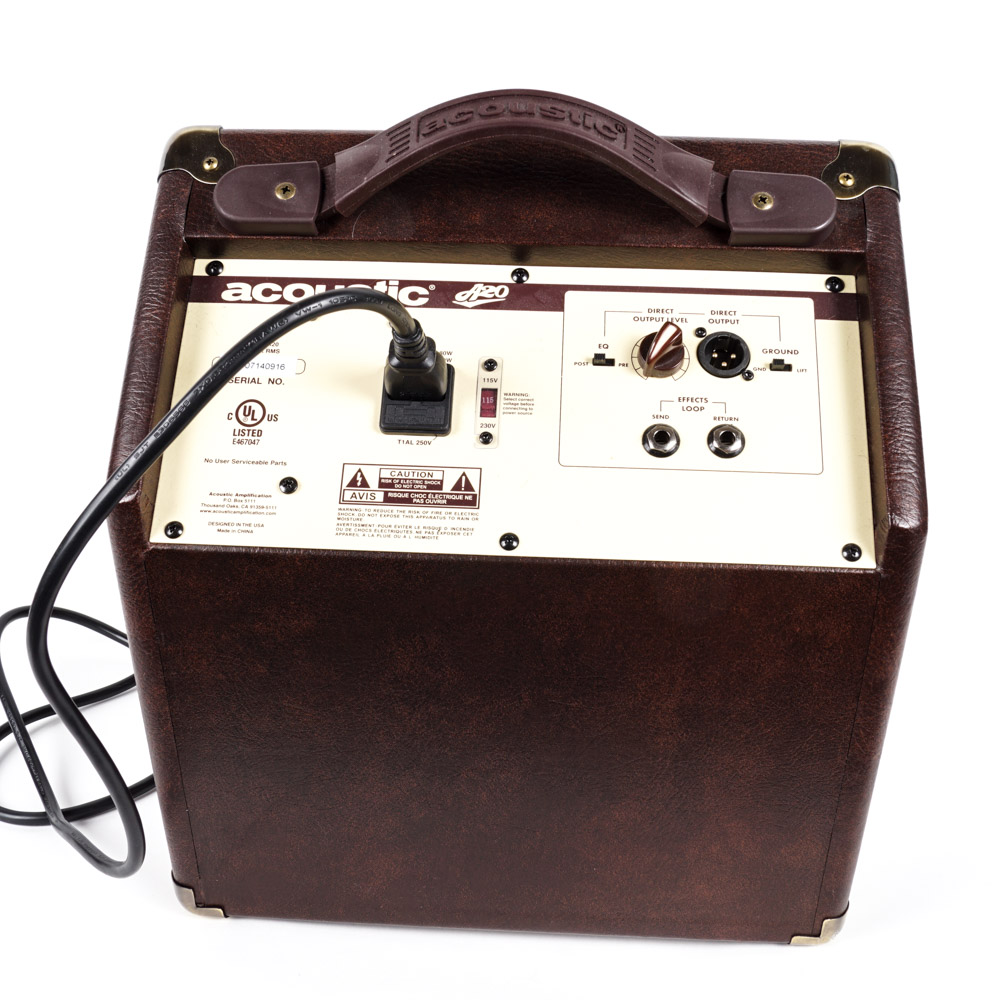 Acoustic Brand Guitar Amplifier and Fishman Soundhole Pickup