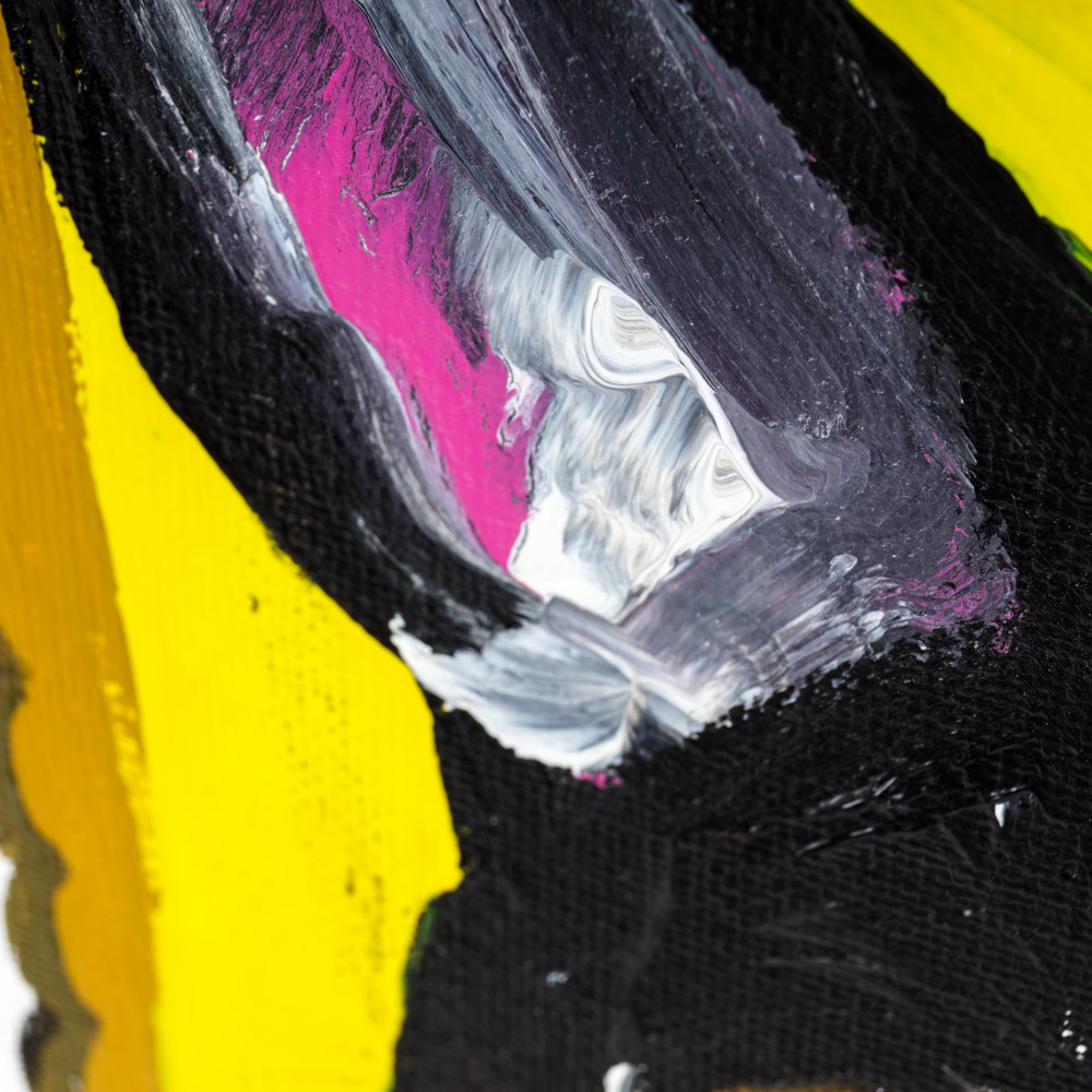 Julia McClurg "Lulu Bella" Oil Paintings of Black and White Dogs