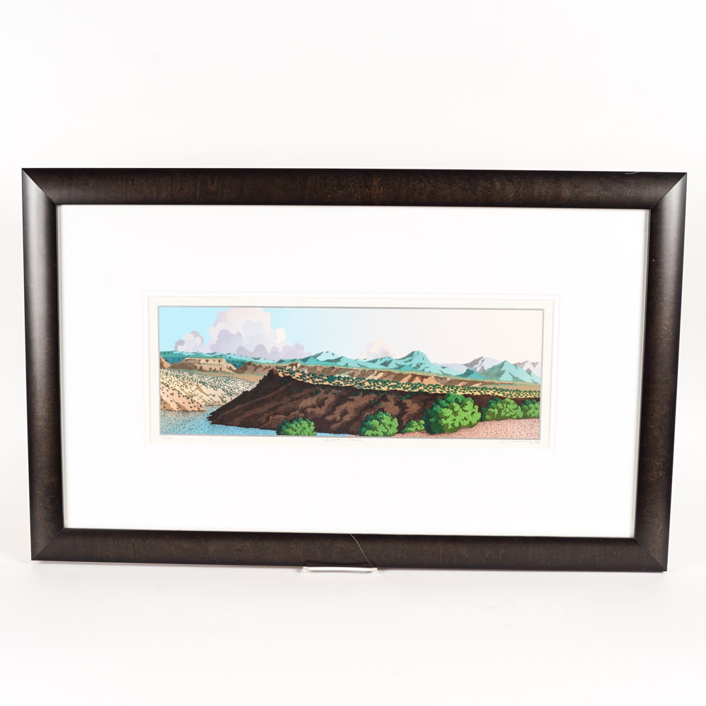Doug West 1988 Limited Edition Serigraph "Cochiti Dawn"