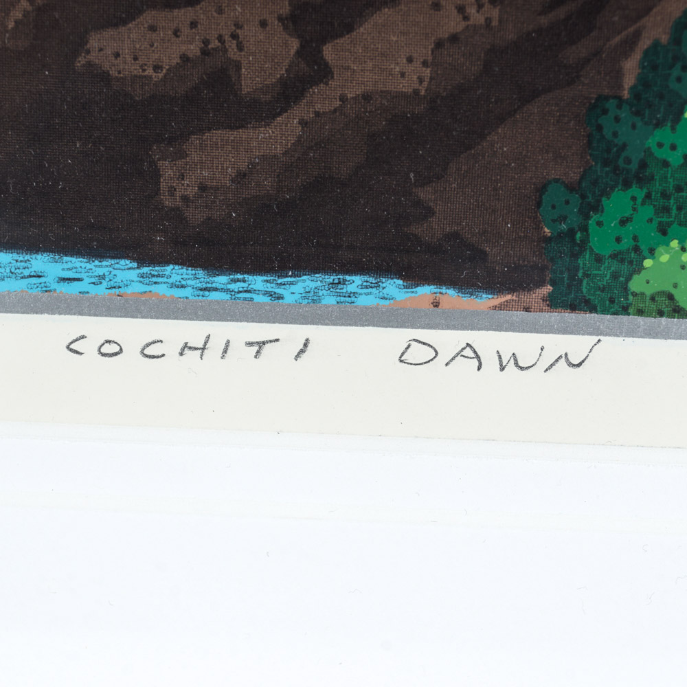 Doug West 1988 Limited Edition Serigraph "Cochiti Dawn"