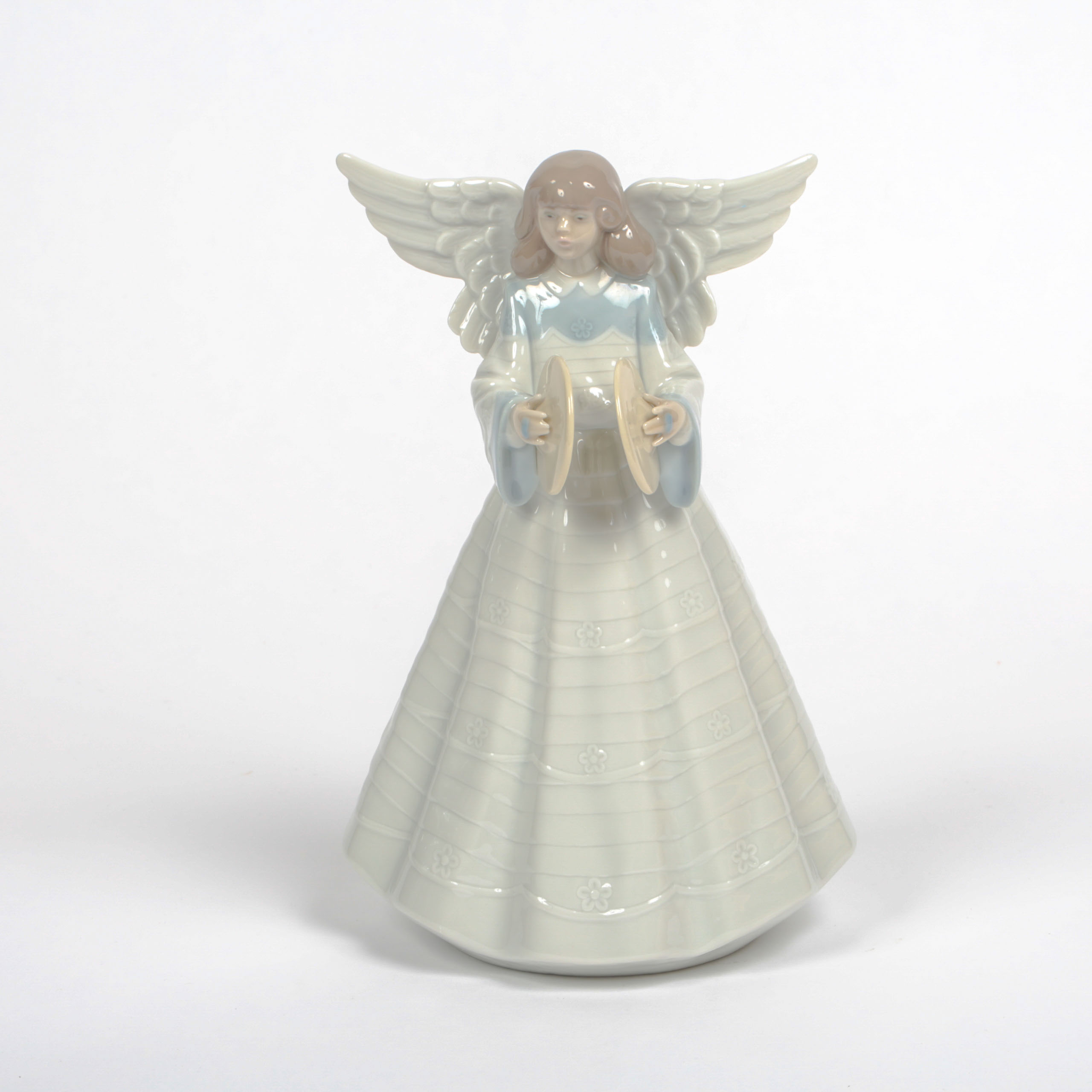 Lladró "Angelic Cymbalist" Porcelain Figurine