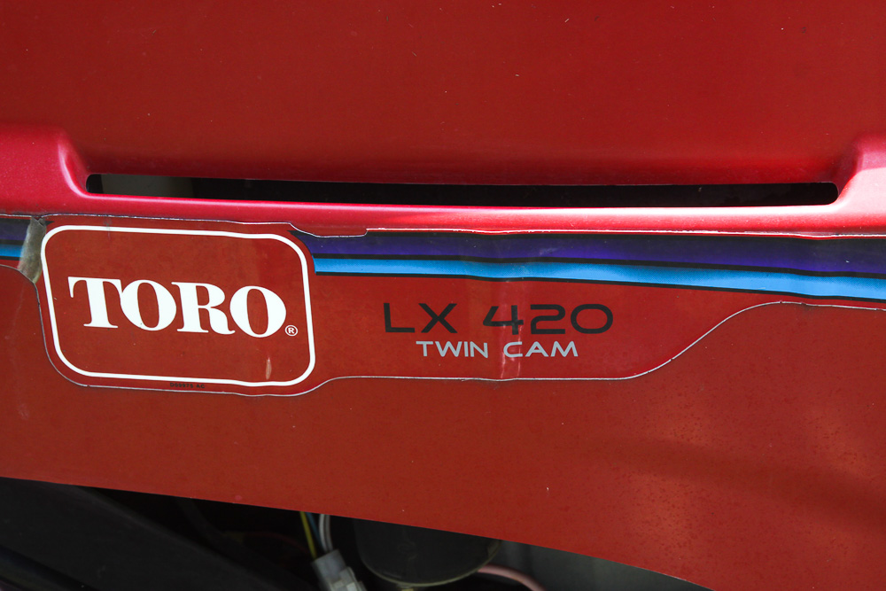 Toro LX420 Twin Cam Riding Lawn Mower