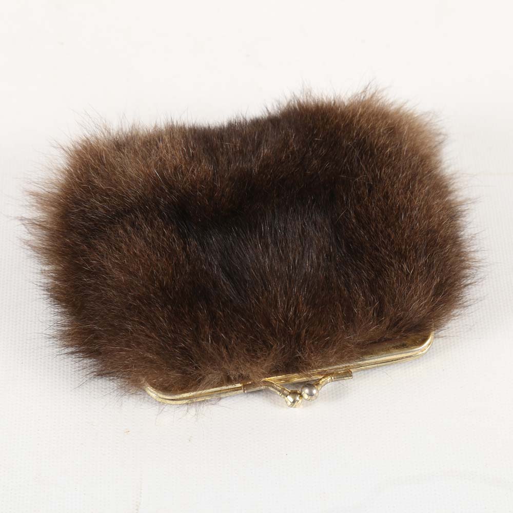 Vintage Koala Fur Coin Purse
