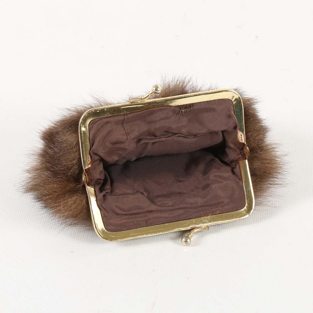 Vintage Koala Fur Coin Purse