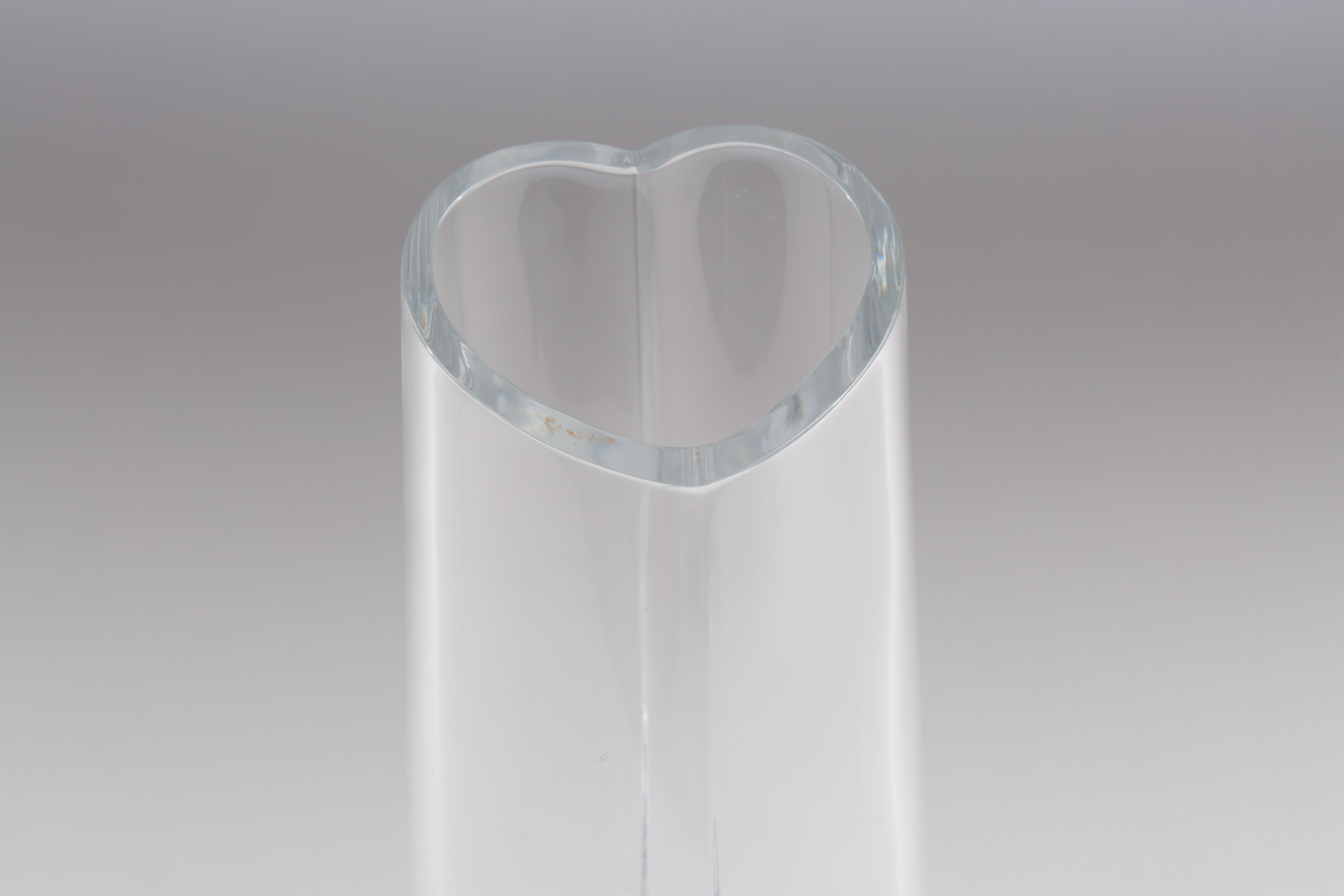 Orrefors Crystal "My Heart" Vase