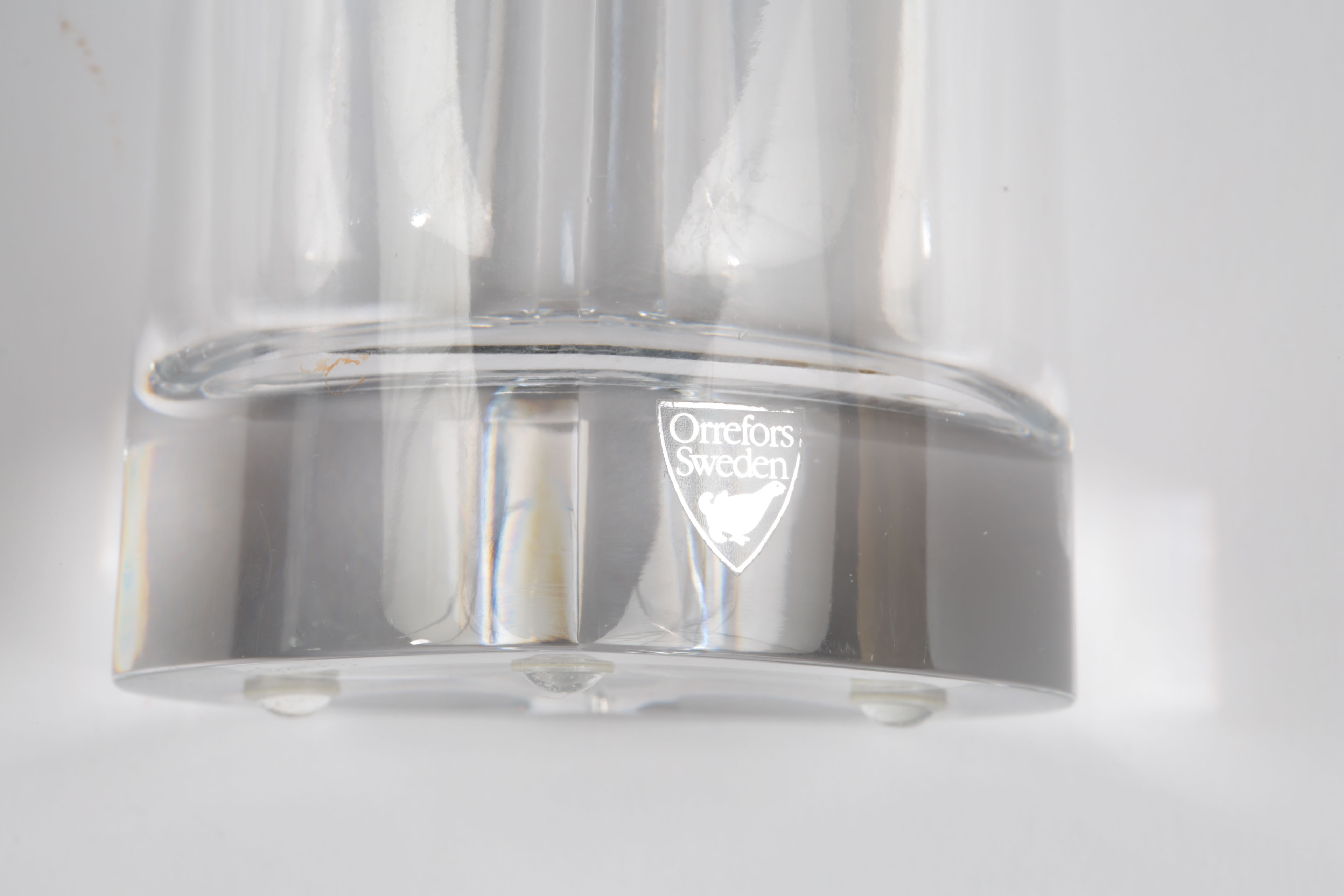 Orrefors Crystal "My Heart" Vase
