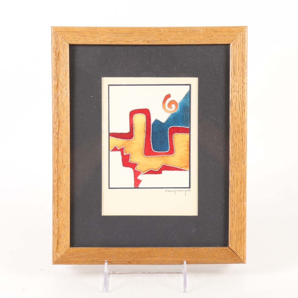 Cheryl Lewyn Original Watercolor