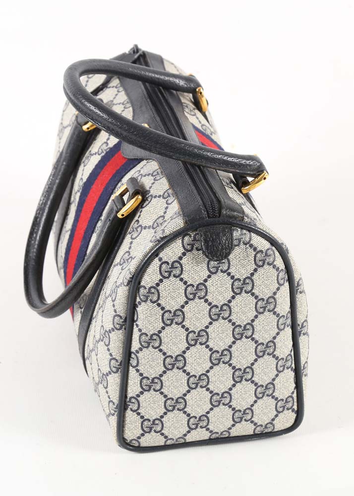 Vintage Gucci Supreme Canvas "Boston" Handbag