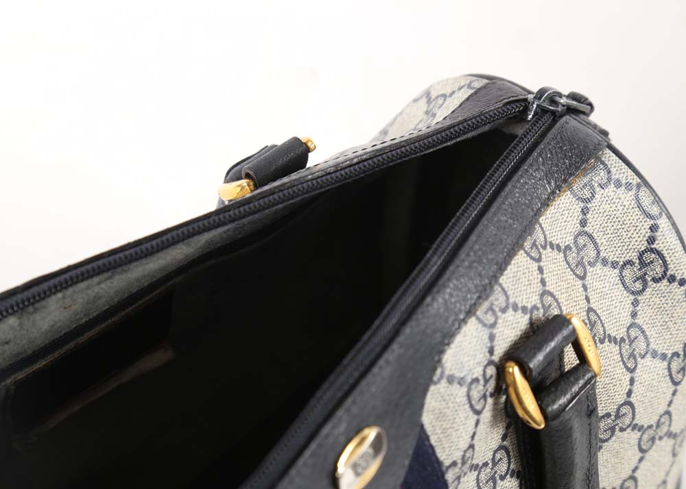 Vintage Gucci Supreme Canvas "Boston" Handbag