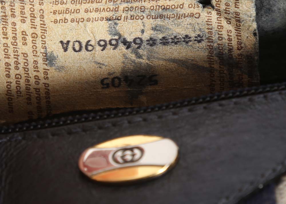 Vintage Gucci Supreme Canvas "Boston" Handbag