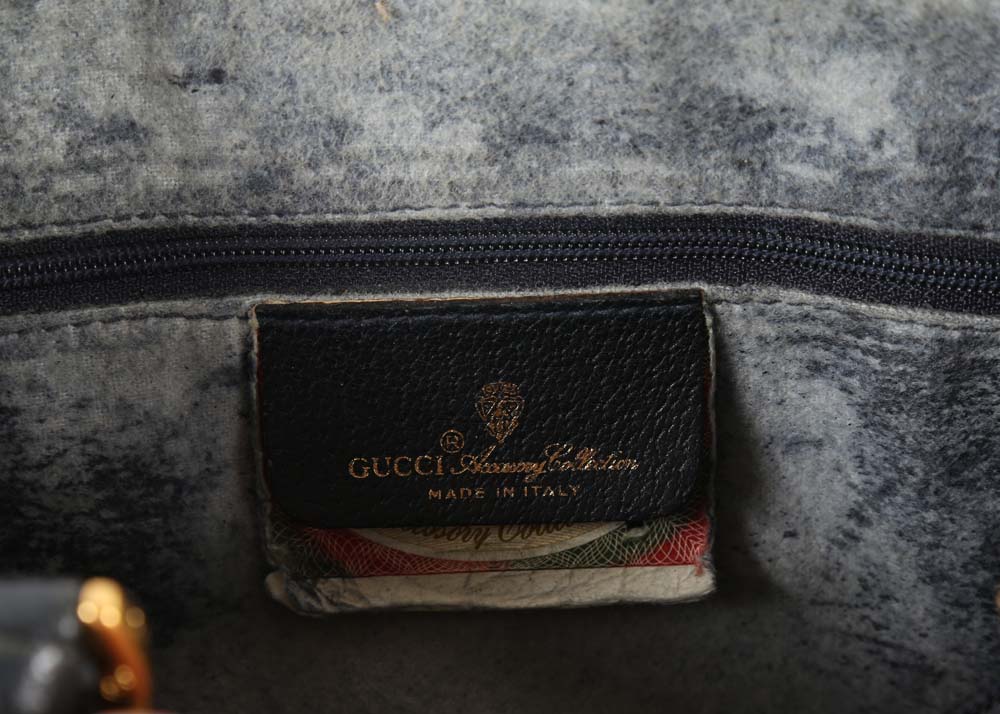 Vintage Gucci Supreme Canvas "Boston" Handbag