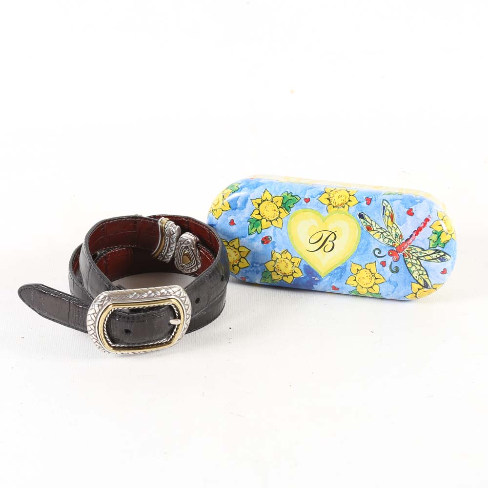 Brighton Sunglasses with Case and a Brighton Leather Belt