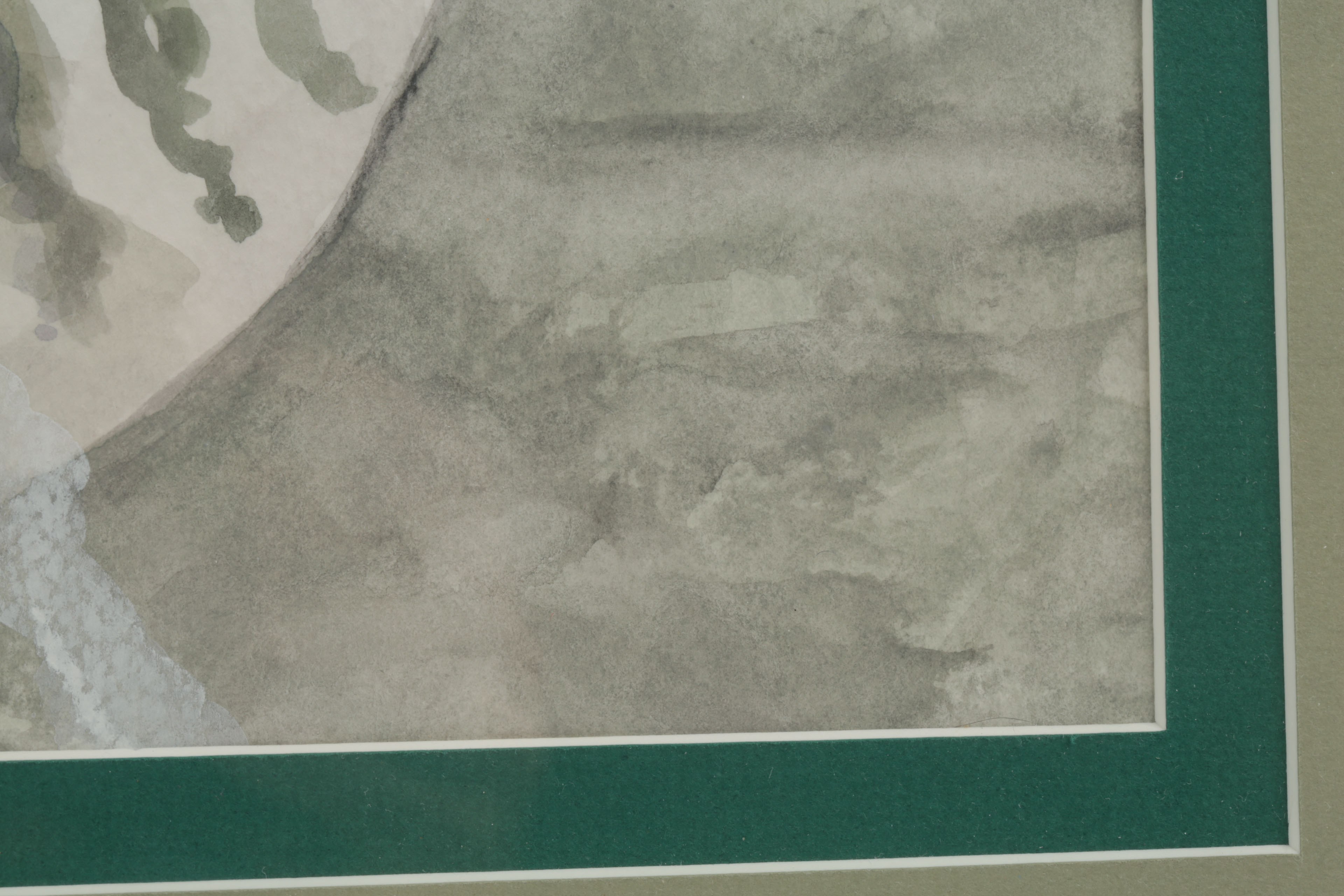 Loretta Swit Watercolor Painting on Paper of Tulips