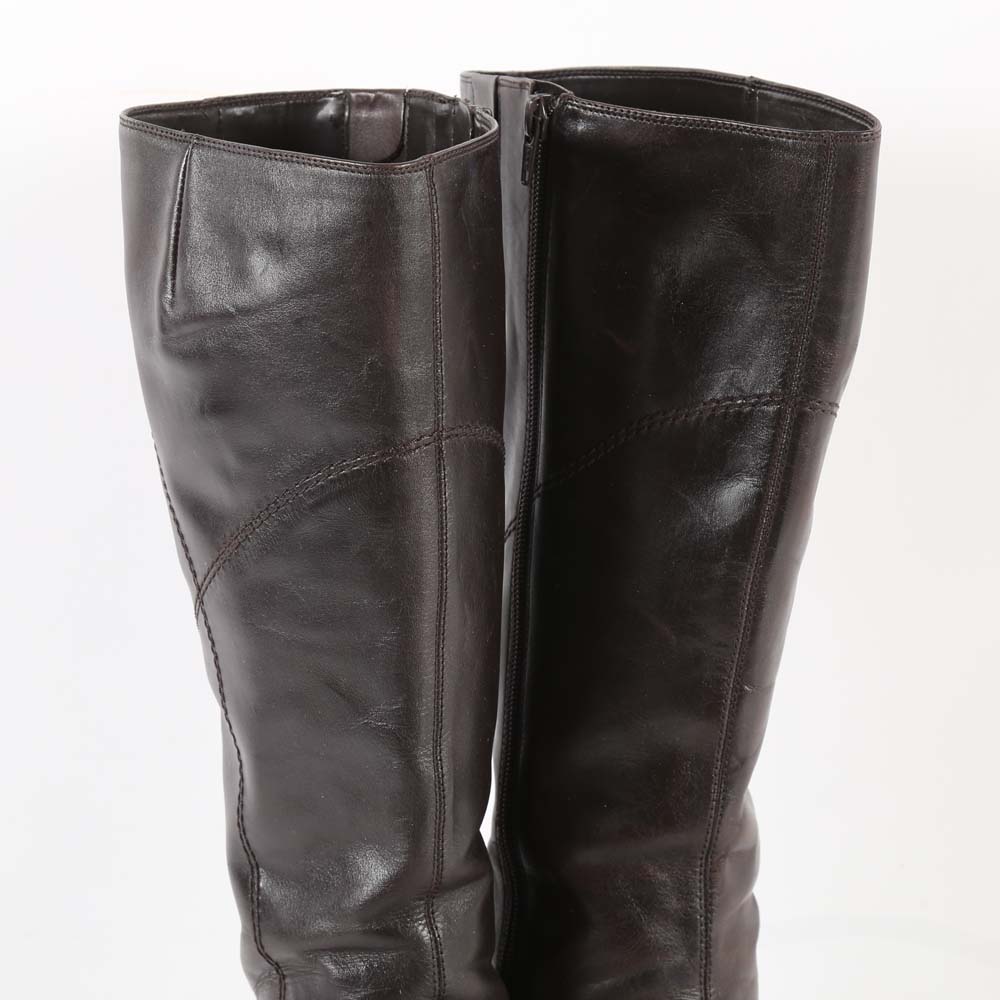 Women's Nine West Brown Leather Boots