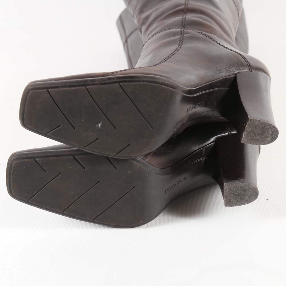 Women's Nine West Brown Leather Boots