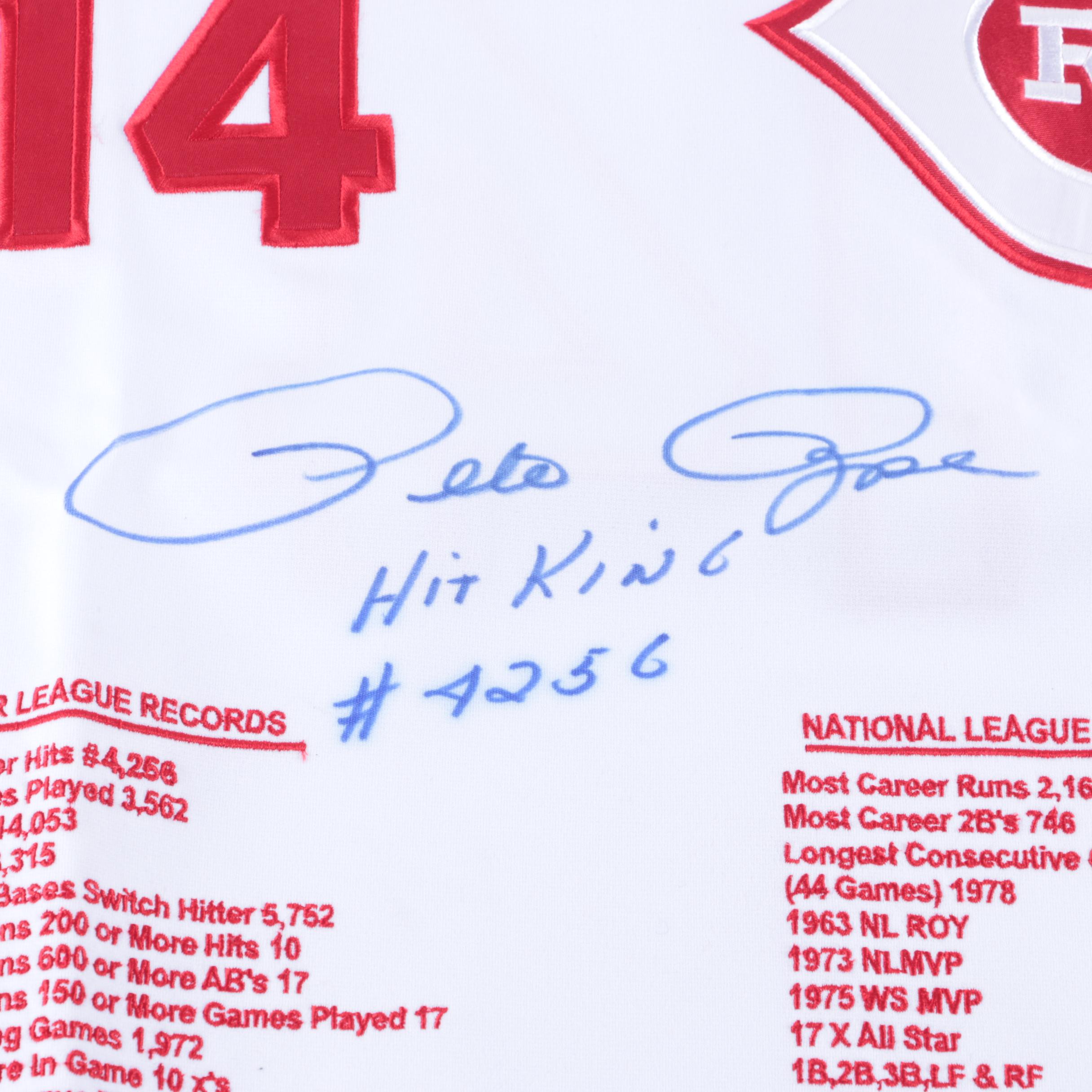 Limited Edition Autographed Pete Rose Jersey