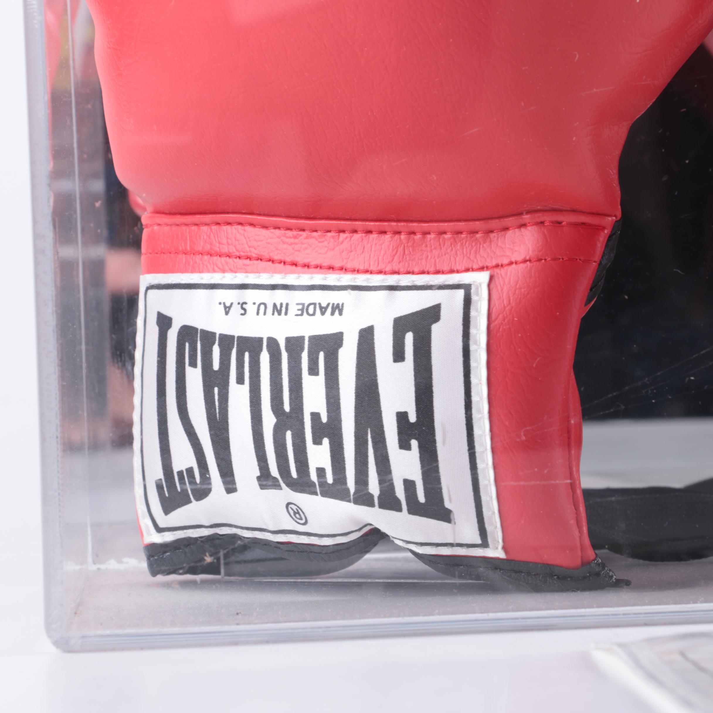 Muhammad Ali and Sugar Ray Leonard Signed Boxing Gloves