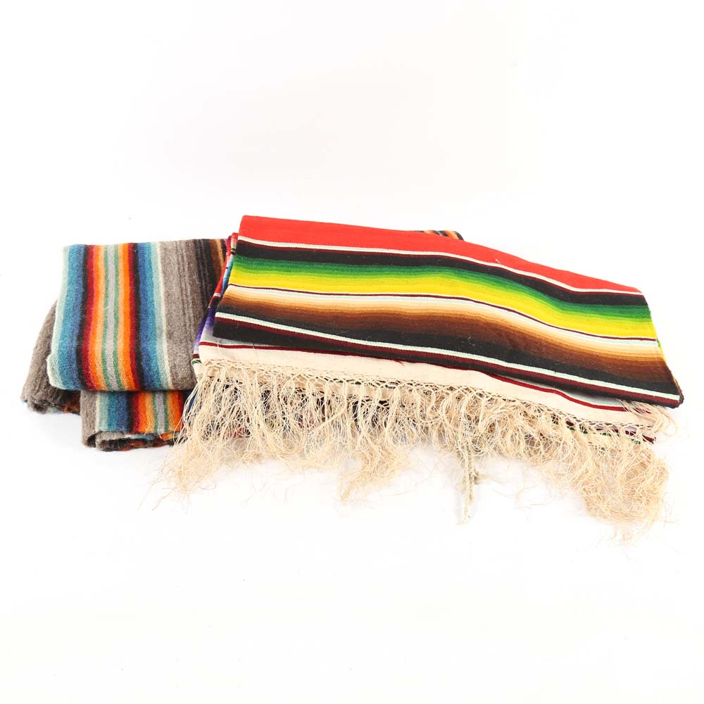 Handwoven Mexican Blankets/Serapes
