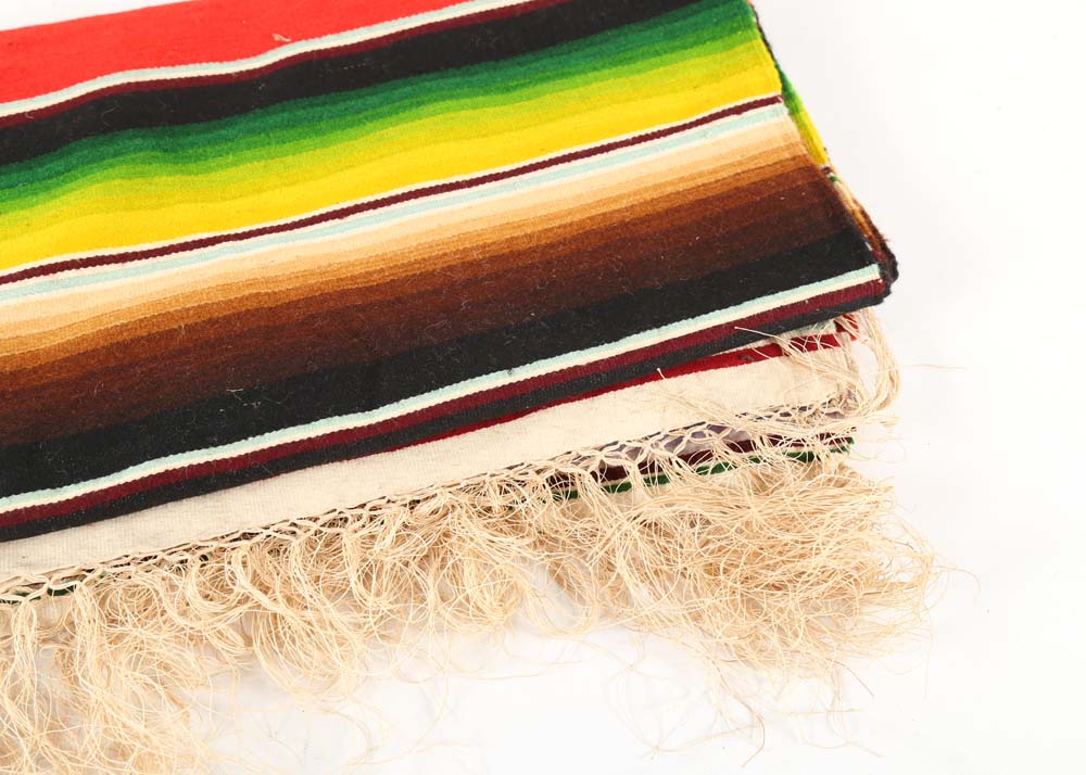 Handwoven Mexican Blankets/Serapes
