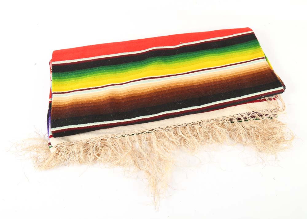 Handwoven Mexican Blankets/Serapes