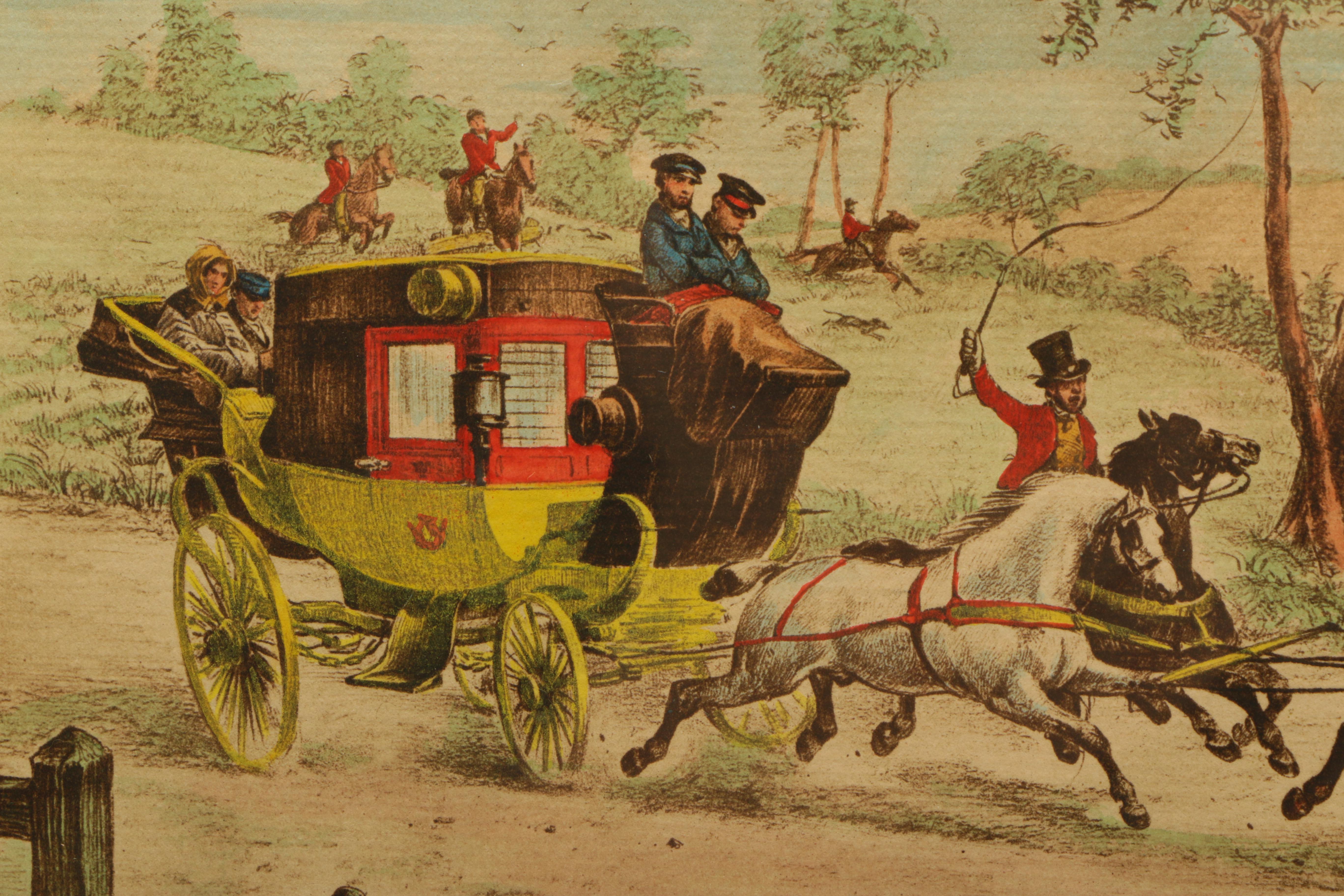 After Horace Vernet and Victor-Jean Vincent Adam Hand-Colored Lithographs