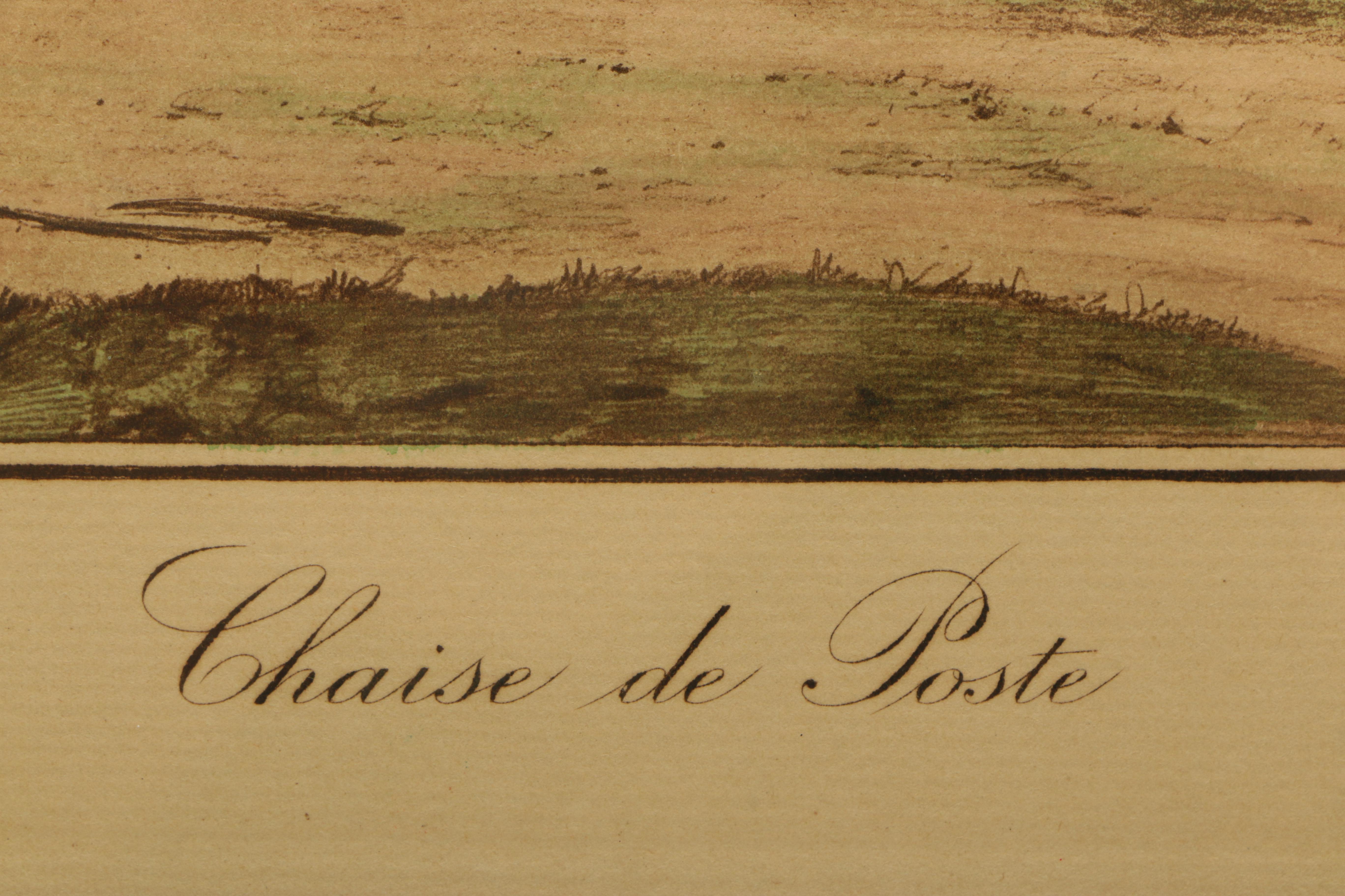 After Horace Vernet and Victor-Jean Vincent Adam Hand-Colored Lithographs