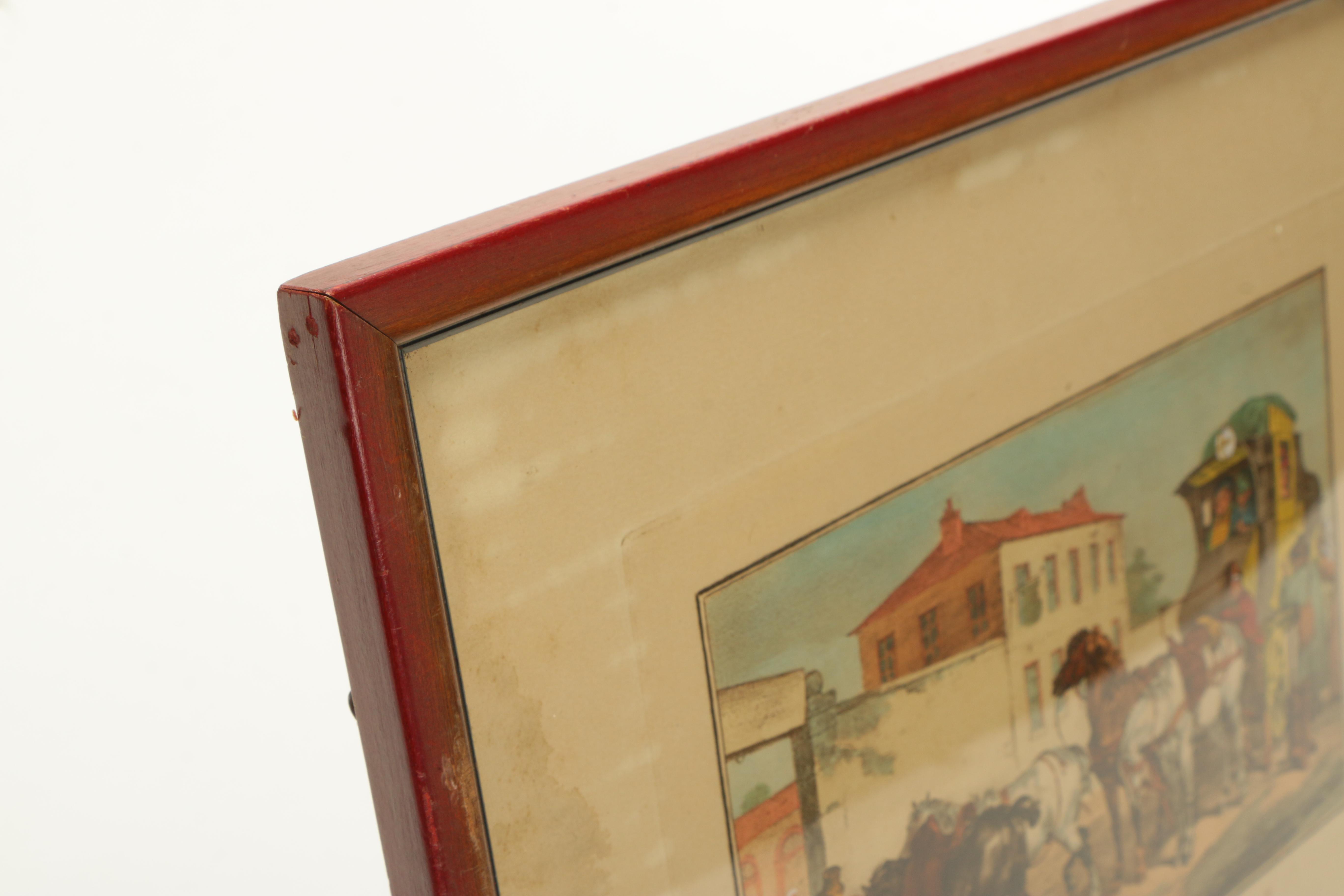 After Horace Vernet and Victor-Jean Vincent Adam Hand-Colored Lithographs