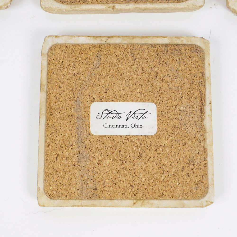 Wine Label Coasters and Wine Carafes