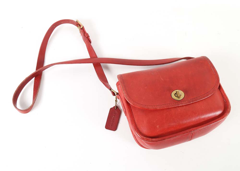 Three Coach Leather Crossbody Bags