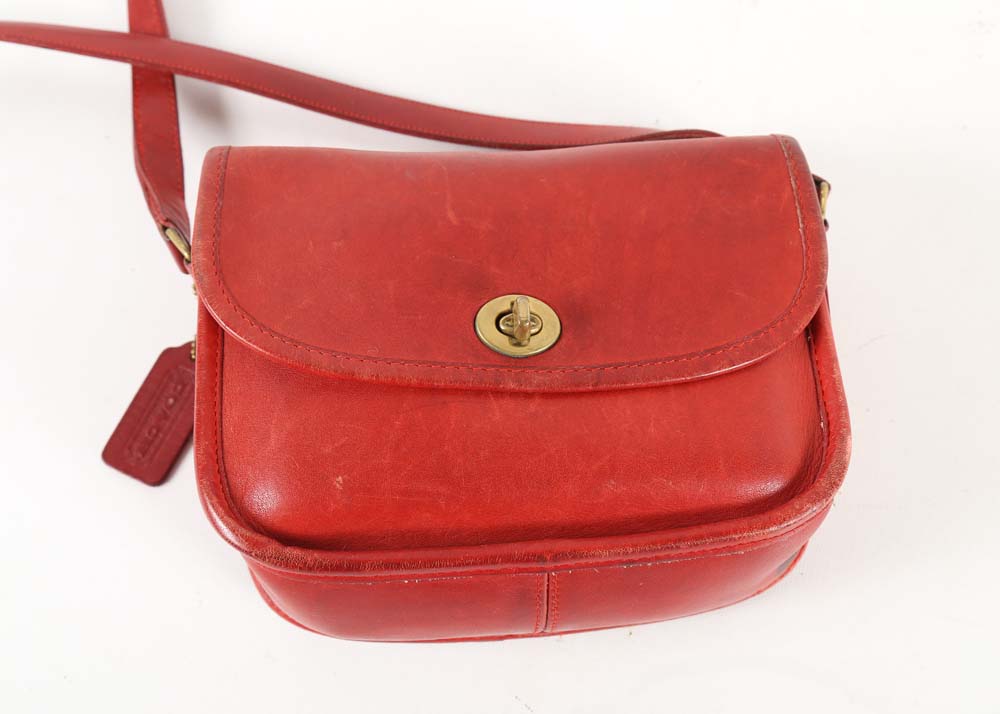 Three Coach Leather Crossbody Bags