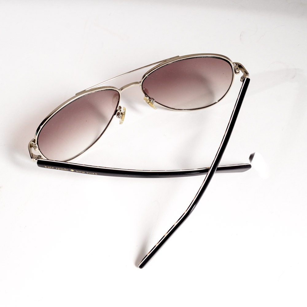 Kate Spade Women's "Blossom" Aviator Sunglasses with Case