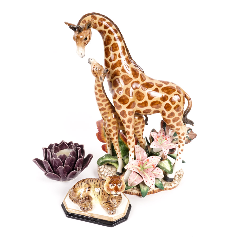 Ceramic Animal Decor