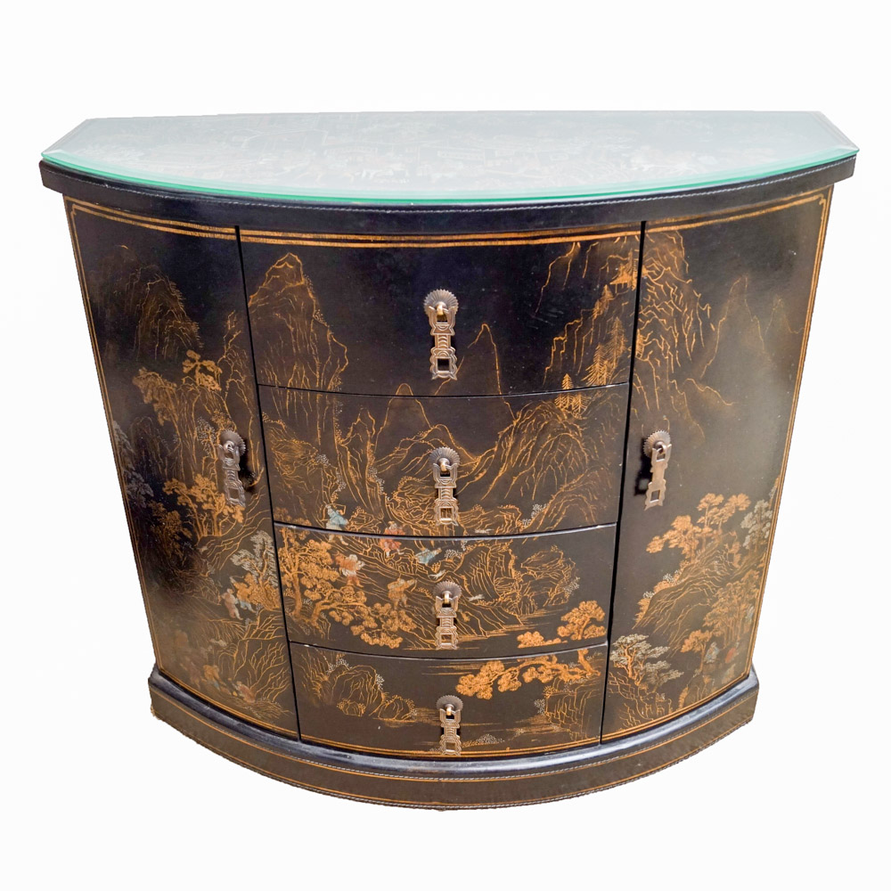 Contemporary Chinoiserie Credenza